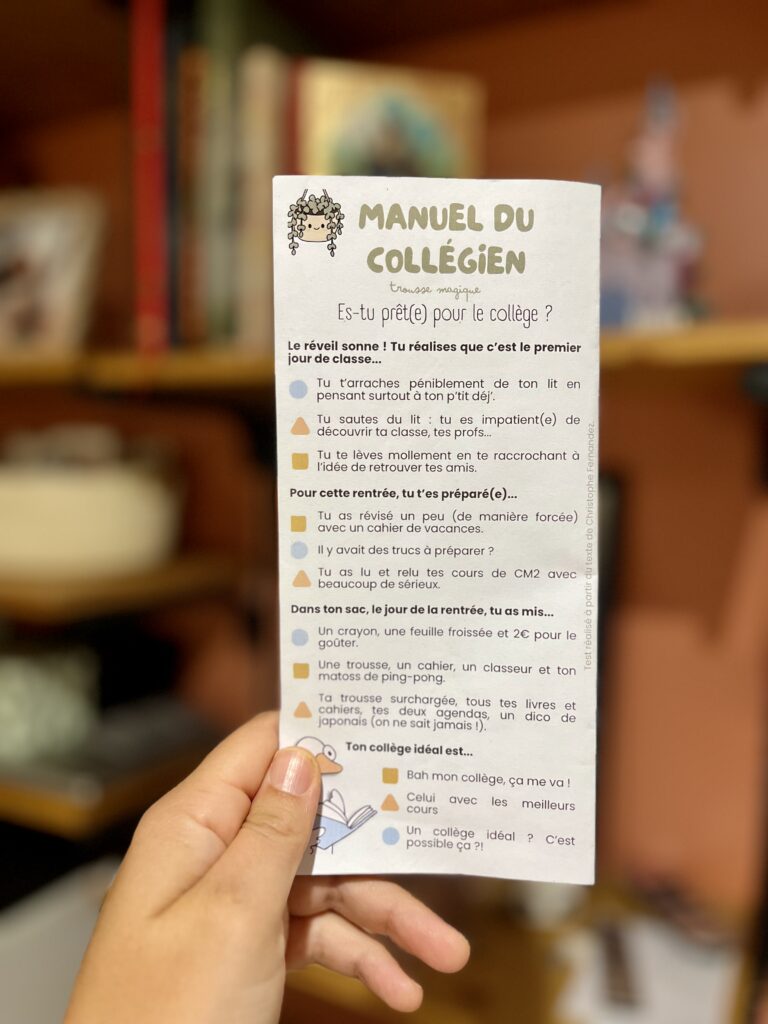 Test de personnalité : "Es-tu prêt(e) pour le collège ?